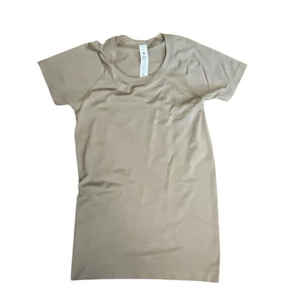 Lululemon swiftly tech short sleeve size 6 Sheer Oak - Picture 1 of 4